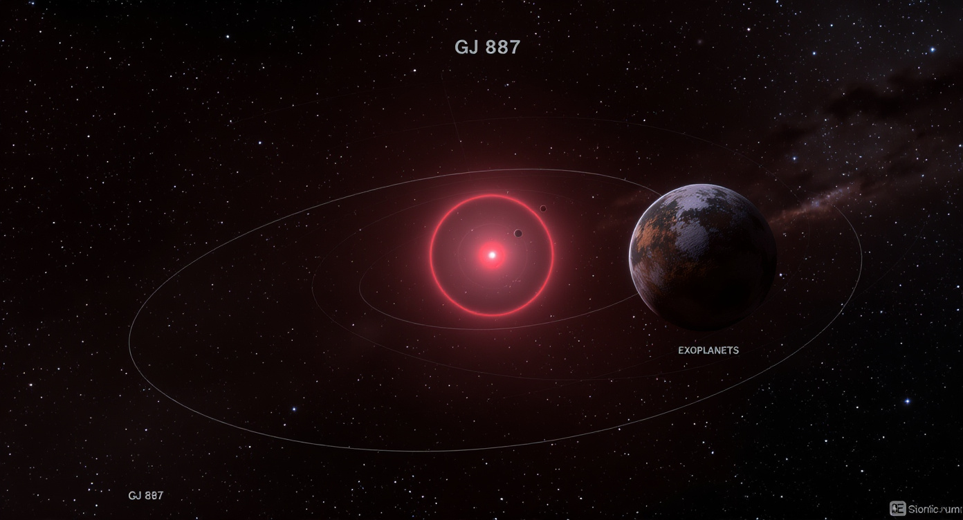 Обнаружены две новые экзопланеты у звезды GJ 887